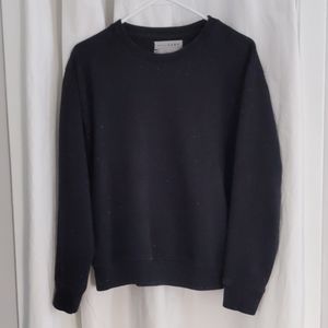 Zara Crewneck - Black Color Speckled